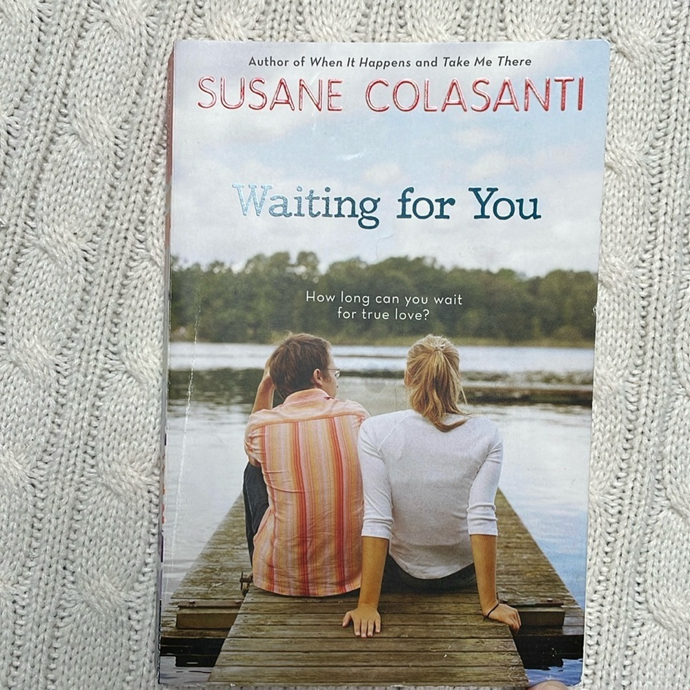 Susanne Colasanti novel. “Waiting for You” 322 pgs paperback. Good condition.